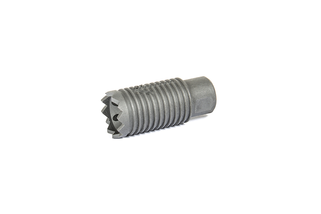 Flash hider 14mm ccw - cnc steel medieval